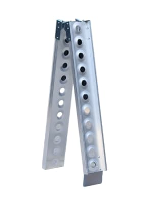 Rampa para moto aluminio 4rs atv-024-f plegable en 2 slim 215x16cm 182kg