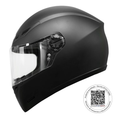 Casco moto tech t50 integral solid n.m certificación dot1