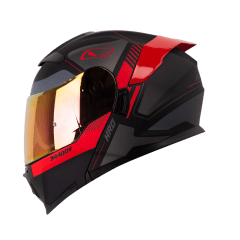 Casco Moto Hro 3440dv timer rj Abatible Sun Visor Certificación Dot