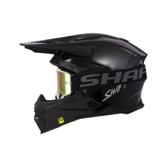Casco moto shaft mx-60 solid n.b hg.sl enduro motocross antiparras de regalo