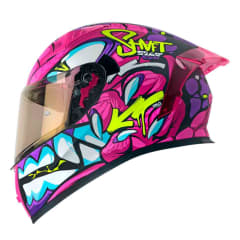 CASCO MOTO SHAFT 526SP EVO DANO ROSA INTEGRAL