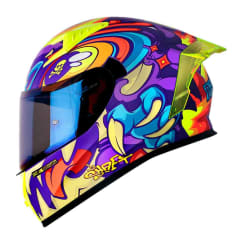 CASCO MOTO SHAFT 526SP EVO OJIBROU MORADO INTEGRAL