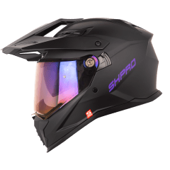 Casco moto shaft pro mx400dv solid ng mr multiproposito