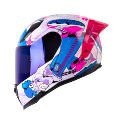 Casco moto shaft 562r fast foot bl mr integral