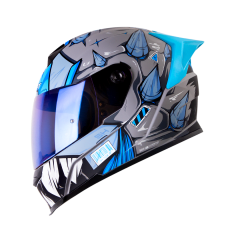 casco moto shaft 502sp eldymon gr az integral normal dot acreditado (V/SV)