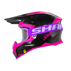 Casco moto shaft mx-60 solid n.b fc enduro motocross antiparras de regalo