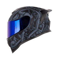 Casco moto hro 506 tribal ng gr.os integral norma DOT