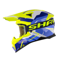 Casco moto shaft mx-60 joukar az.b am.n enduro motocross antiparras de regalo