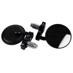 Espejos Moto Tope Puño Aluminio Tipo Cafe Racer KMT-381