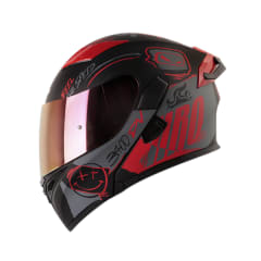Casco Moto Hro 3400dv razor gr rj Abatible Sun Visor Certificación Dot