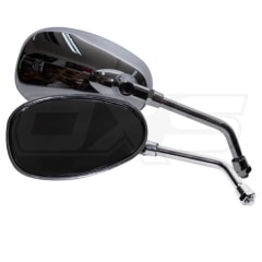 Espejos Para Moto Cromados Chopper