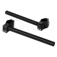 Volante semi manillar para motocicleta cnc con adaptadores