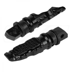 Set de pedalines apoya pies para moto metal blk
