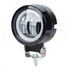 Neblinero led para moto halo con angel eyes 20w redondo