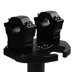 Soporte para volante con torres de 22mm para motos con semi manillar