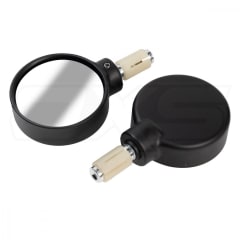 Espejos para moto tope puño redondo panoramico mini