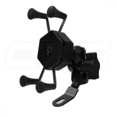 Soporte celular tipo araña para espejo moto