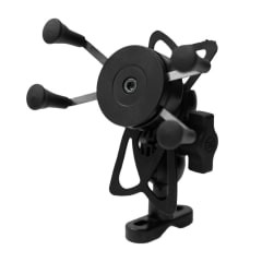 Soporte para celular moto moxi con base para espejo o volante tipo x