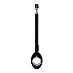 Antena corta hilo curado para moto retractil negra para manillar