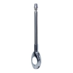 Antena corta hilo curado para moto retractil cromada para manillar
