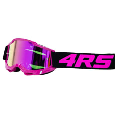 Antiparras para moto 4rs lite rosa motocross enduro mtb