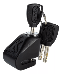CANDADO DISCO MOTO KOVIX KN1 NEGRO PASADOR 6MM