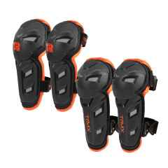 Set protecciones rodilleras y coderas tiger racing tr-d37 junior motocross enduro