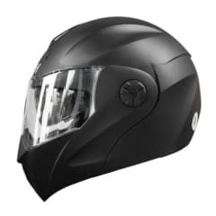 Casco moto ich 3110 solid n.m abatible con sun visor certificación dot 3cv