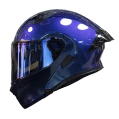 Casco moto ich 3120 camaleon az abatible con sun visor certificación dot