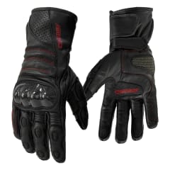 Guantes para moto armad gear mike gp touch cuero largo