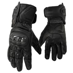 Guantes para moto armad gear range cuero largos