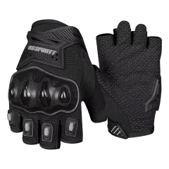 Guantes para moto rs spurtt rs15 sin dedos con protecciones