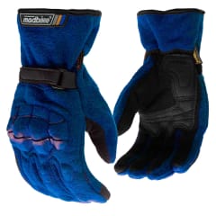 GUANTES MOTO LARGOS MADBIKE INVIERNO TR02 AZUL