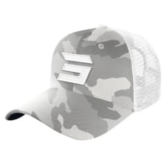 Gorro jockey lifestyle shot camo symbol