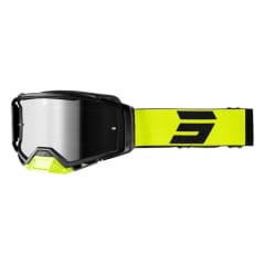 Antiparras moto Shot core solid yellow matt motocross enduro