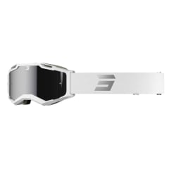 Antiparras moto Shot iris 2.0 tech silver glossy motocross enduro