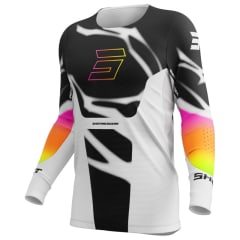 Polera moto shot aerolite devil black motocross enduro