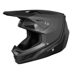 Casco moto shot speed fury grey matt motocross enduro