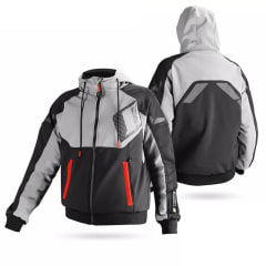 Chaqueta para moto ones again sj04 softshell + polar invierno