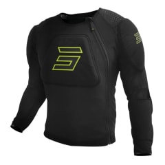 Jofa moto shot vest prime black neon yellow motocross enduro
