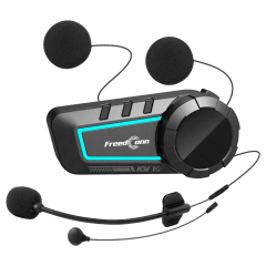 Manos libres freedconn ky v2 para casco moto ip65 intercomunicador
