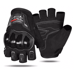 Guantes para moto ones again mg14d sin dedos con protecciones