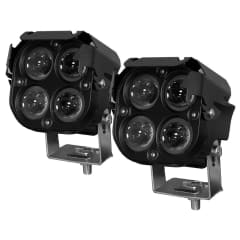 Set de neblineros 4 led halo para moto 60w