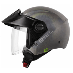 Casco moto shaft 212 solid camaleon sl abierto jet
