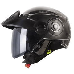 Casco moto shaft 212 robocop abierto jet