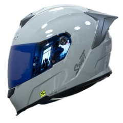 casco moto shaft 502sp solid nardo gray integral normal dot acreditado