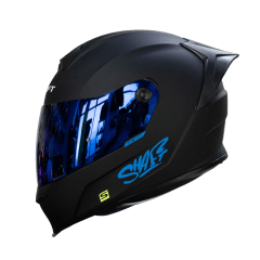casco moto shaft 502sp solid ng az integral normal dot acreditado (V/SV)