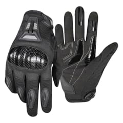 Guantes para moto ones again mg07w-cf mujer con protecciones touch