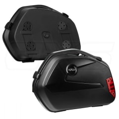 Maletas moto laterales 4rs v35 con luz led 44 lts universal