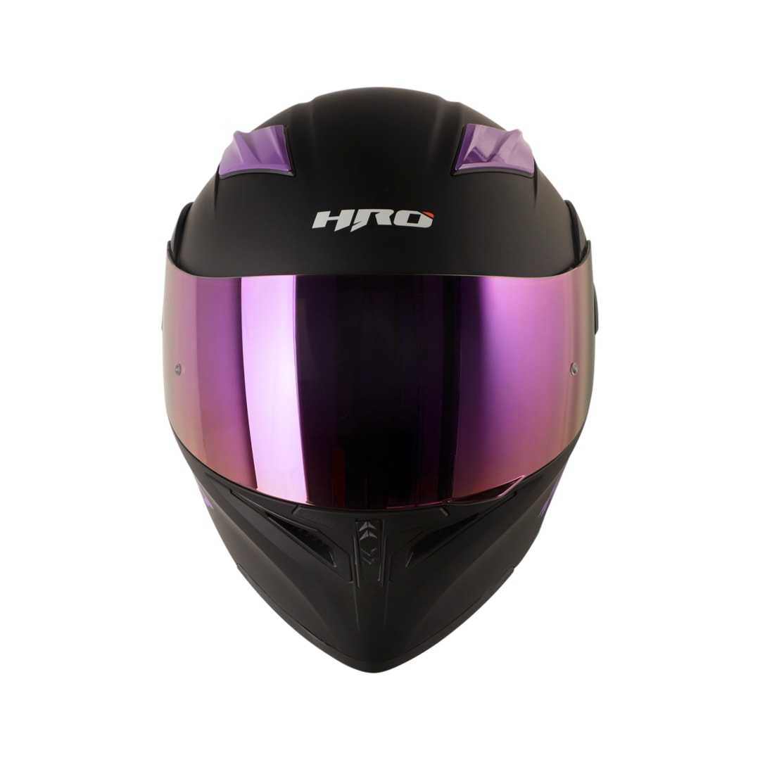 Casco Moto Hro 3400dv solid ng mate mr Abatible Sun Visor Certificación Dot3